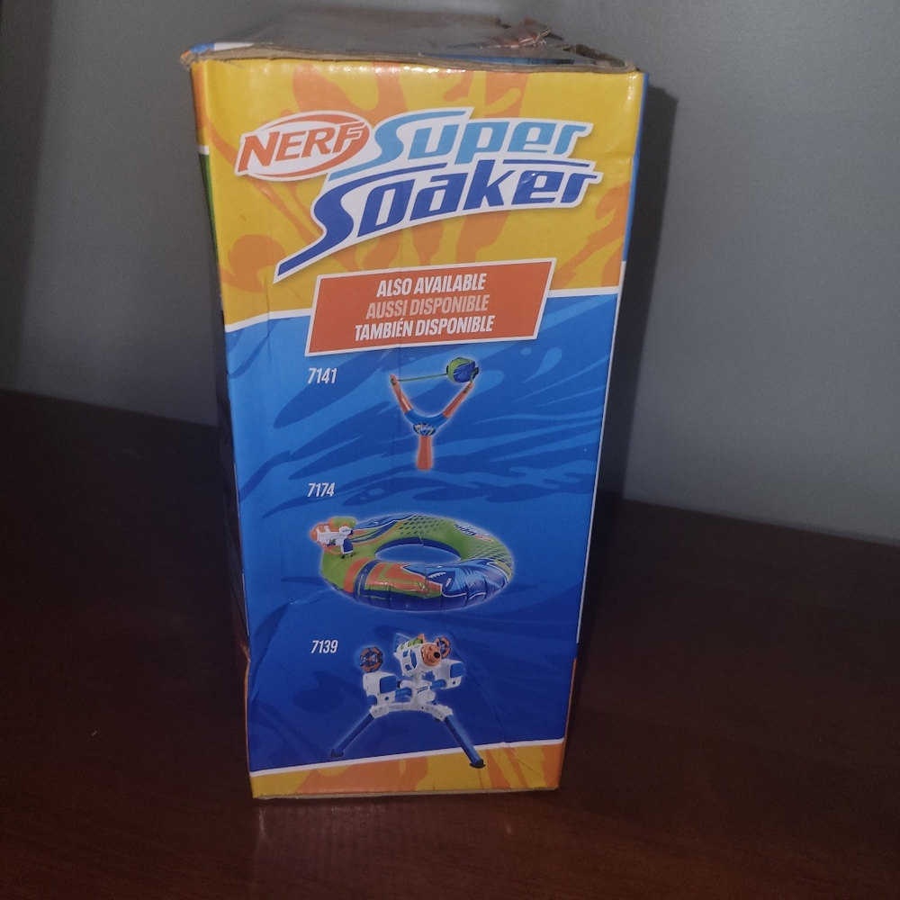 NERF Super Soaker Stormforce Ride-On Racer – Inflatable Pool Float - New - Picture 3 of 7